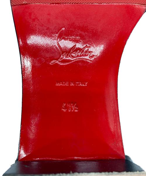 Christian Louboutin（クリスチャン・ルブタン）Christian Louboutin (クリスチャン・ルブタン) ETON FLAT CALF スタッズ シューズ ブラック サイズ:41.5の古着・服飾アイテム