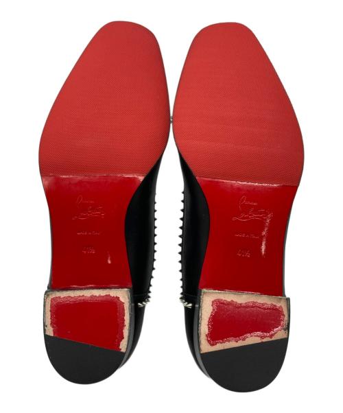 Christian Louboutin（クリスチャン・ルブタン）Christian Louboutin (クリスチャン・ルブタン) ETON FLAT CALF スタッズ シューズ ブラック サイズ:41.5の古着・服飾アイテム