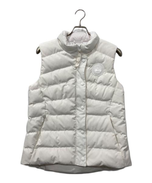 CANADA GOOSE（カナダグース）CANADA GOOSE (カナダグース) フリースタイルベスト/FREESTYLE VEST ホワイト サイズ:SPの古着・服飾アイテム