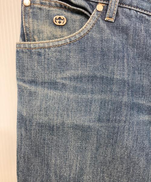 GUCCI（グッチ）GUCCI (グッチ) デニムパンツ インディゴ サイズ:38の古着・服飾アイテム
