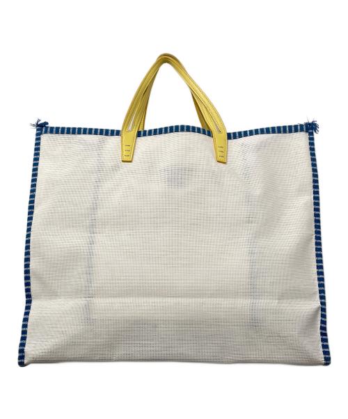 A VACATION（ア ヴァケーション）A VACATION (ア ヴァケーション) トートバッグ ホワイト×ブルー サイズ:-の古着・服飾アイテム