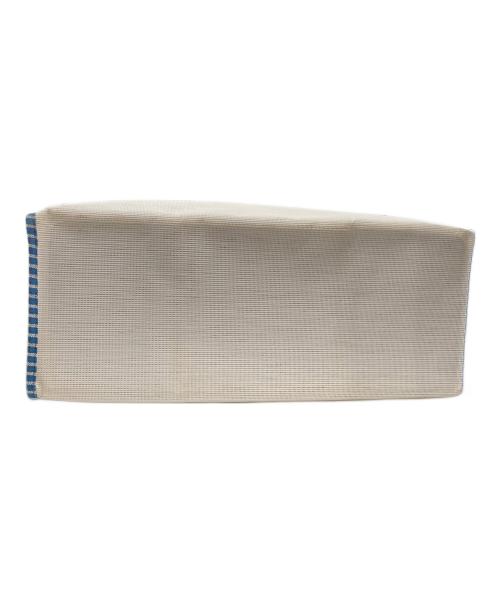 A VACATION（ア ヴァケーション）A VACATION (ア ヴァケーション) トートバッグ ホワイト×ブルー サイズ:-の古着・服飾アイテム