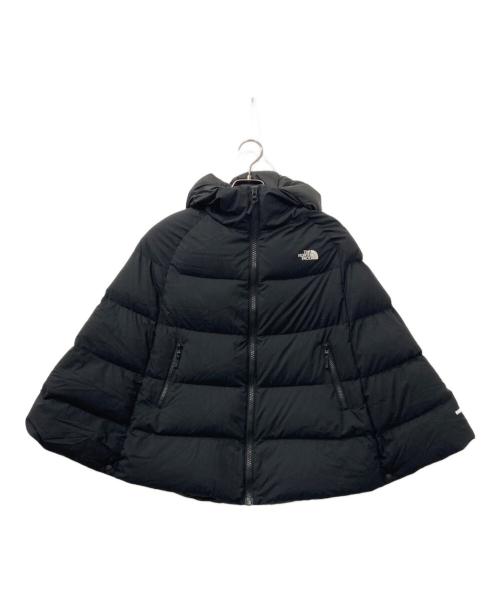 THE NORTH FACE（ザ ノース フェイス）THE NORTH FACE (ザ ノース フェイス) WS Down Shell Poncho / ウィンドストッパーダウンシェルポンチョ ブラック サイズ:Lの古着・服飾アイテム