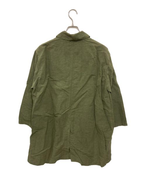 Barbour（バブアー）Barbour (バブアー) コットンリネンステンカラーコート カーキ サイズ:8の古着・服飾アイテム