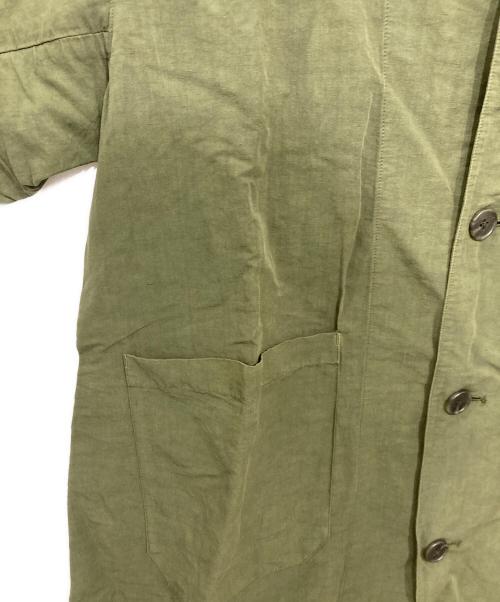Barbour（バブアー）Barbour (バブアー) コットンリネンステンカラーコート カーキ サイズ:8の古着・服飾アイテム