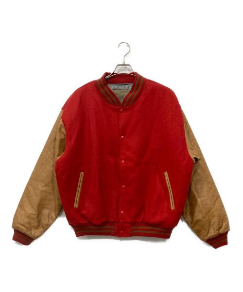 Golden Bear（ゴールデンベア）Golden Bear (ゴールデンベア) スタジャン レッド×ブラウン サイズ:不明の古着・服飾アイテム