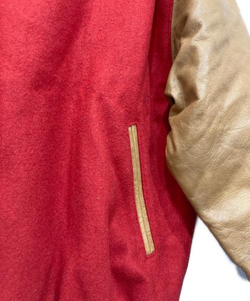 Golden Bear（ゴールデンベア）Golden Bear (ゴールデンベア) スタジャン レッド×ブラウン サイズ:不明の古着・服飾アイテム