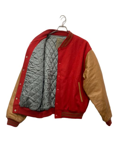 Golden Bear（ゴールデンベア）Golden Bear (ゴールデンベア) スタジャン レッド×ブラウン サイズ:不明の古着・服飾アイテム