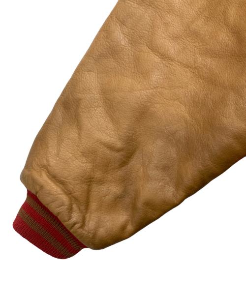 Golden Bear（ゴールデンベア）Golden Bear (ゴールデンベア) スタジャン レッド×ブラウン サイズ:不明の古着・服飾アイテム