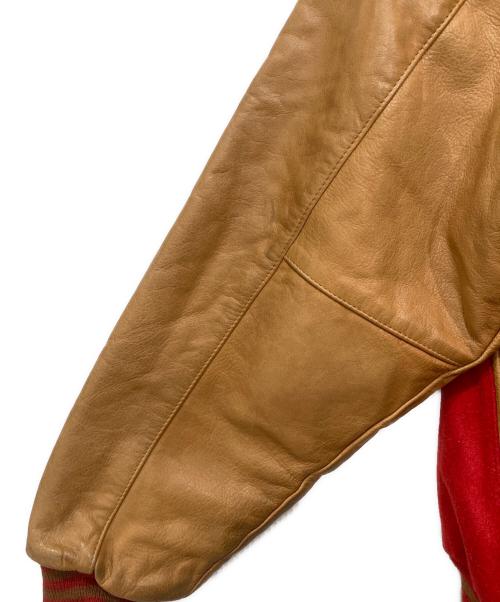 Golden Bear（ゴールデンベア）Golden Bear (ゴールデンベア) スタジャン レッド×ブラウン サイズ:不明の古着・服飾アイテム