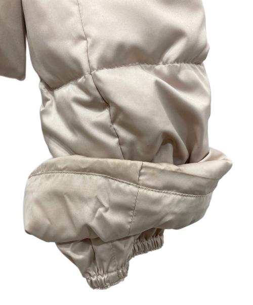 BURBERRY LONDON（バーバリーロンドン）BURBERRY LONDON (バーバリーロンドン) スタンドカラー ショートダウンジャケット アイボリー サイズ:38の古着・服飾アイテム