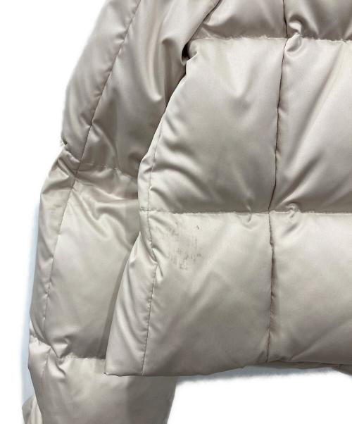 BURBERRY LONDON（バーバリーロンドン）BURBERRY LONDON (バーバリーロンドン) スタンドカラー ショートダウンジャケット アイボリー サイズ:38の古着・服飾アイテム