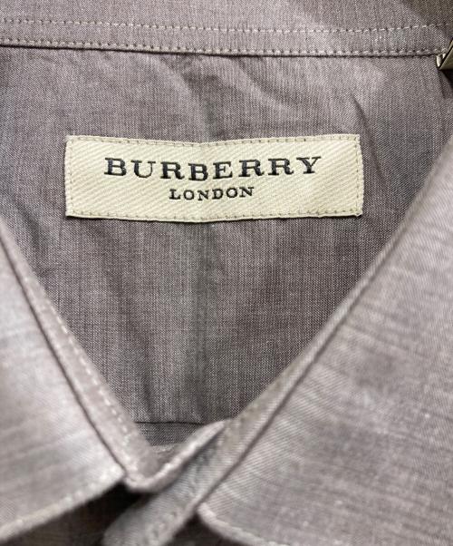 BURBERRY LONDON（バーバリーロンドン）BURBERRY LONDON (バーバリーロンドン) 比翼シャツ グレージュ サイズ:Lの古着・服飾アイテム