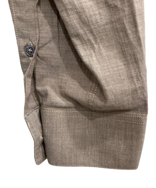 BURBERRY LONDON（バーバリーロンドン）BURBERRY LONDON (バーバリーロンドン) 比翼シャツ グレージュ サイズ:Lの古着・服飾アイテム
