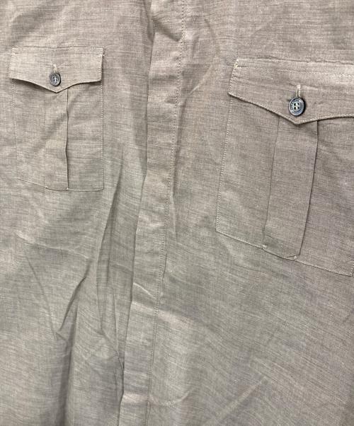 BURBERRY LONDON（バーバリーロンドン）BURBERRY LONDON (バーバリーロンドン) 比翼シャツ グレージュ サイズ:Lの古着・服飾アイテム
