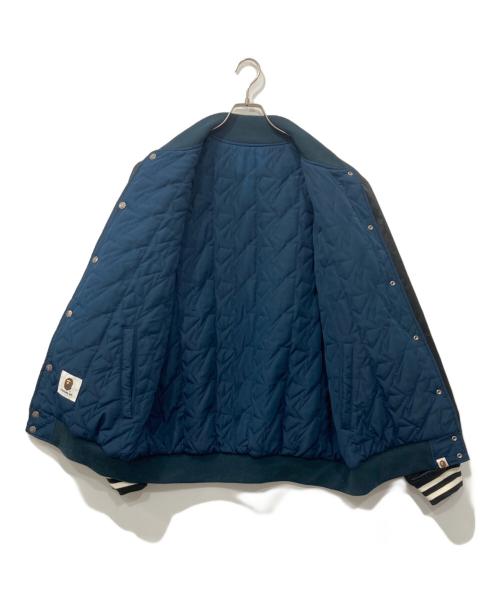A BATHING APE（ア ベイシング エイプ）A BATHING APE (ア ベイシング エイプ) リバーシブルスカジャン ネイビー×ブラック サイズ:2XLの古着・服飾アイテム