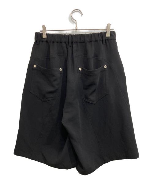 CONZ（コンズ）conz (コンズ) PANEL CUT WIDE SHORTS ブラック サイズ:3の古着・服飾アイテム