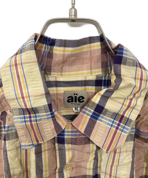 AiE（エーアイイー）AiE (エーアイイー) ぺインターシャツ/Painter Shirt ベージュ サイズ:Ｍの古着・服飾アイテム