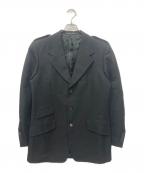 GUCCIグッチ）の古着「ウール混 3Bロングテーラードジャケット」｜ブラック