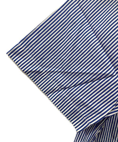 POLO RALPH LAUREN（ポロ・ラルフローレン）POLO RALPH LAUREN (ポロ・ラルフローレン) 半袖ストライプシャツ ブルー サイズ:Sの古着・服飾アイテム