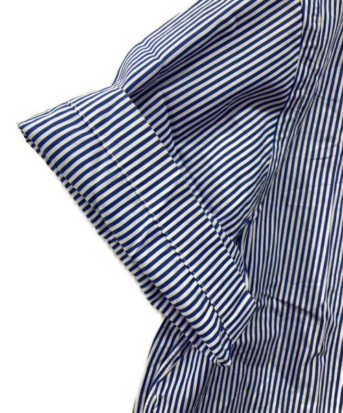 POLO RALPH LAUREN（ポロ・ラルフローレン）POLO RALPH LAUREN (ポロ・ラルフローレン) 半袖ストライプシャツ ブルー サイズ:Sの古着・服飾アイテム