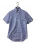 POLO RALPH LAUREN（ポロ・ラルフローレン）の古着「半袖ストライプシャツ」｜ブルー