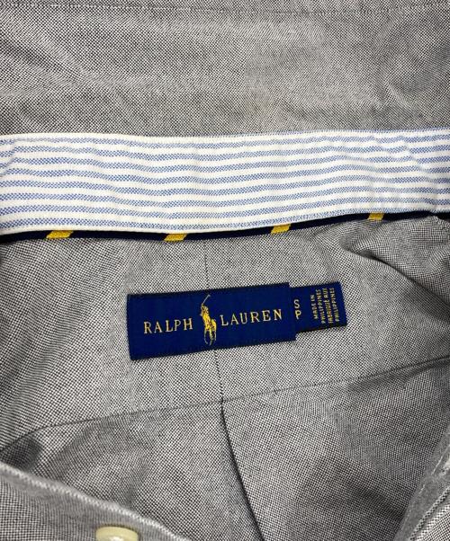 RALPH LAUREN（ラルフローレン）RALPH LAUREN (ラルフローレン) 半袖BDシャツ グレー サイズ:Sの古着・服飾アイテム