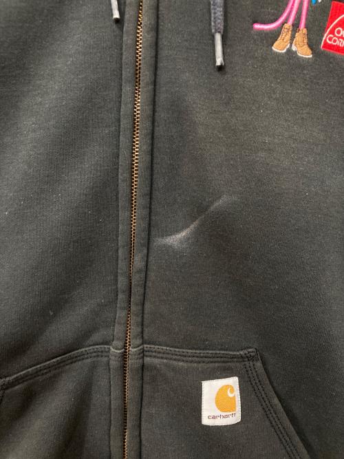 CarHartt（カーハート）CarHartt (カーハート) Pink Panther zip-up heavy weight parka グレー サイズ:Mの古着・服飾アイテム
