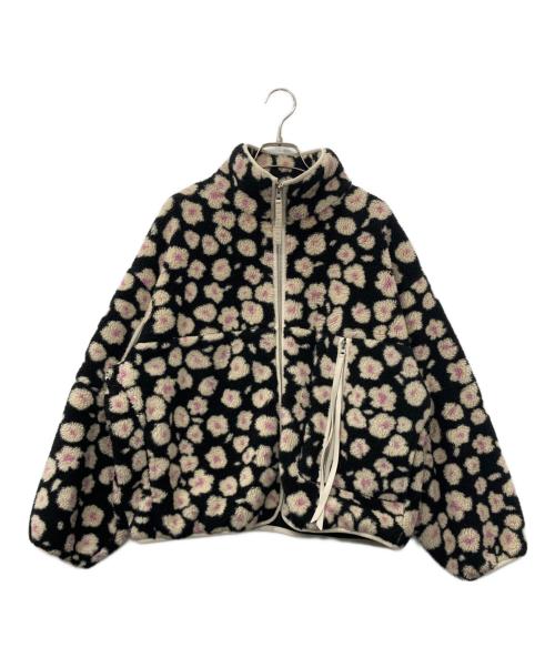 UGG（アグ）UGG (アグ) Marlene Uggfluff Jacket Print/マーレーン UGGフラッフ ジャケット プリント ブラック サイズ:Ｓの古着・服飾アイテム