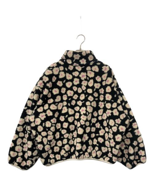 UGG（アグ）UGG (アグ) Marlene Uggfluff Jacket Print/マーレーン UGGフラッフ ジャケット プリント ブラック サイズ:Ｓの古着・服飾アイテム
