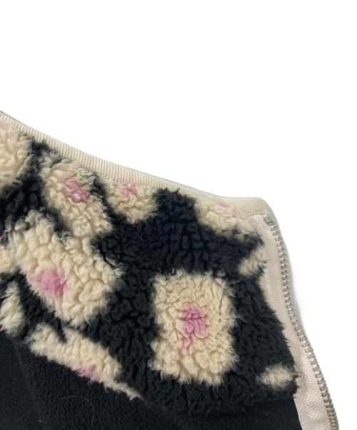 UGG（アグ）UGG (アグ) Marlene Uggfluff Jacket Print/マーレーン UGGフラッフ ジャケット プリント ブラック サイズ:Ｓの古着・服飾アイテム