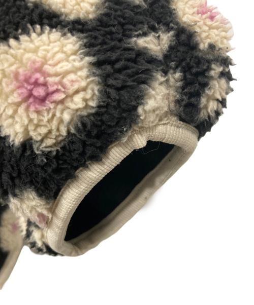 UGG（アグ）UGG (アグ) Marlene Uggfluff Jacket Print/マーレーン UGGフラッフ ジャケット プリント ブラック サイズ:Ｓの古着・服飾アイテム