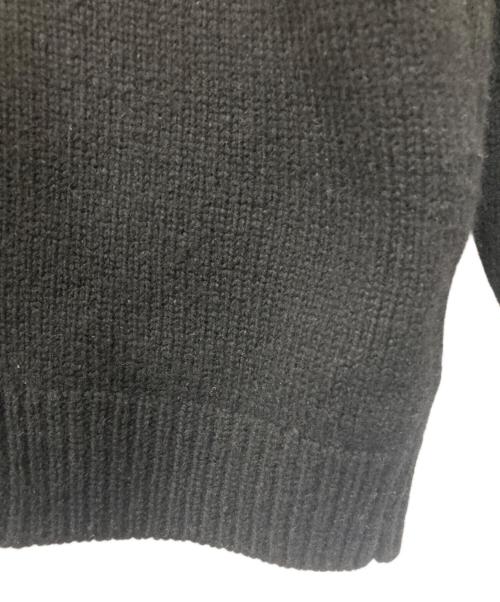 BATONER（バトナ―）BATONER (バトナ―) UNITED ARROWS (ユナイテッドアローズ) 別注 ラムズ ジップポロカーディガン ブラック サイズ:3の古着・服飾アイテム