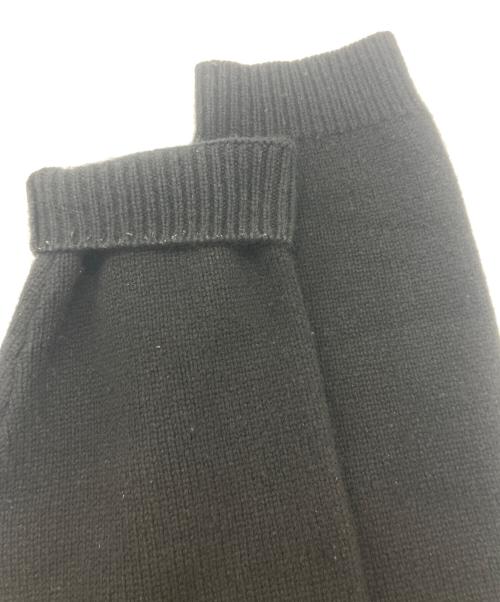 BATONER（バトナ―）BATONER (バトナ―) UNITED ARROWS (ユナイテッドアローズ) 別注 ラムズ ジップポロカーディガン ブラック サイズ:3の古着・服飾アイテム