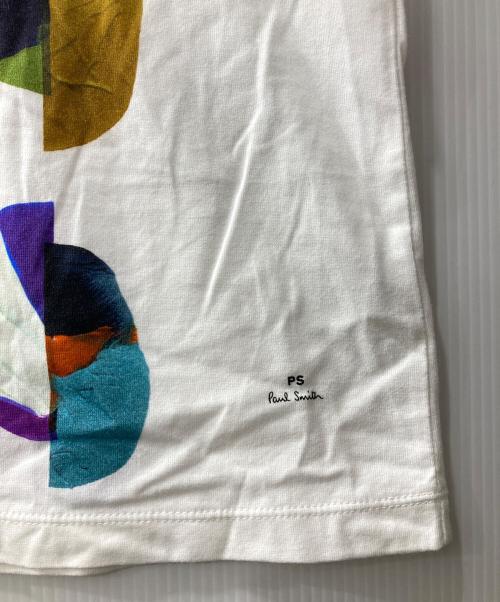 PS Paul Smith（ＰＳポールスミス）PS Paul Smith (ＰＳポールスミス) プリントTシャツ ホワイト サイズ:XXLの古着・服飾アイテム