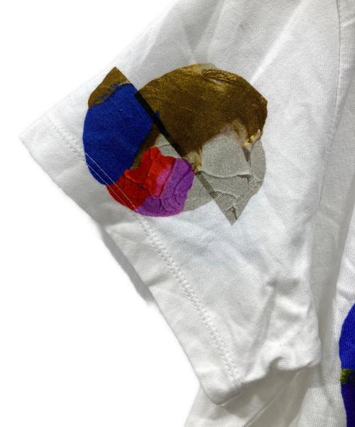 PS Paul Smith（ＰＳポールスミス）PS Paul Smith (ＰＳポールスミス) プリントTシャツ ホワイト サイズ:XXLの古着・服飾アイテム