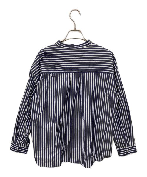ourhome（アワホーム）ourhome (アワホーム) 綿100%の播州織シャツ ネイビー サイズ:FREEの古着・服飾アイテム