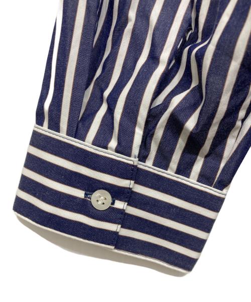 ourhome（アワホーム）ourhome (アワホーム) 綿100%の播州織シャツ ネイビー サイズ:FREEの古着・服飾アイテム