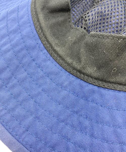 stussy（ステューシー）stussy (ステューシー) 90s ナイロンバケットハット ブルーの古着・服飾アイテム