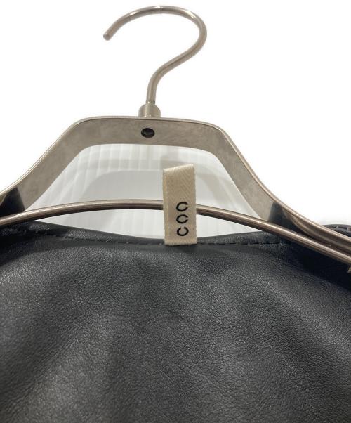 CCU（シーシーユー）CCU (シーシーユー) QUILTED VEST/レザーキルティングベスト ブラック サイズ:2の古着・服飾アイテム