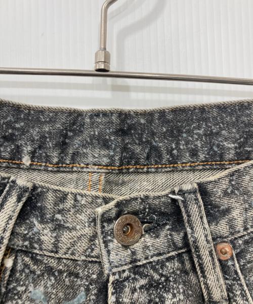 SUGARHILL（シュガーヒル）SUGARHILL (シュガーヒル) MOLDED DENIM TROUSERS WIDE CUT/カビ加工バギーデニムパンツ インディゴ サイズ:32の古着・服飾アイテム