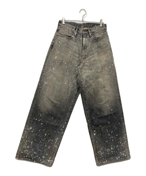 SUGARHILL（シュガーヒル）SUGARHILL (シュガーヒル) MOLDED DENIM TROUSERS WIDE CUT/カビ加工バギーデニムパンツ インディゴ サイズ:32の古着・服飾アイテム