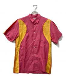 COMME des GARCONS SHIRT（コムデギャルソンシャツ）の古着「インサイドアウトシャツ」｜ピンク×イエロー