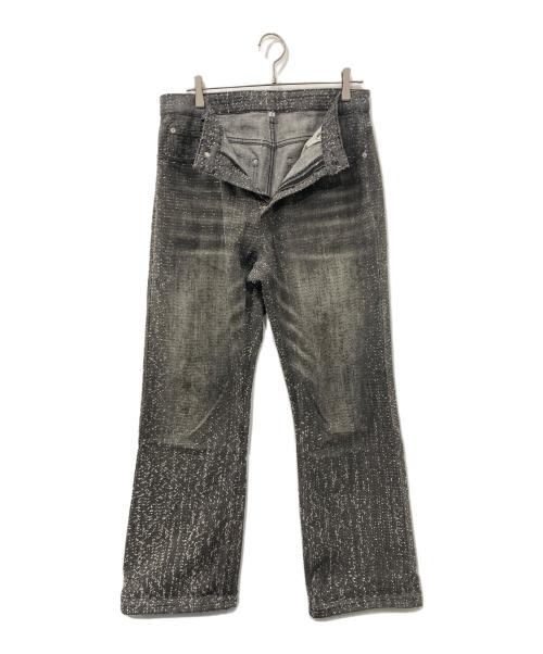 SKINS（スキンズ）SKINS (スキンズ) ネップ加工デニムパンツ グレー サイズ:3の古着・服飾アイテム