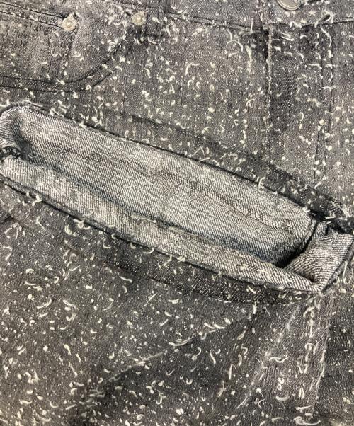 SKINS（スキンズ）SKINS (スキンズ) ネップ加工デニムパンツ グレー サイズ:3の古着・服飾アイテム