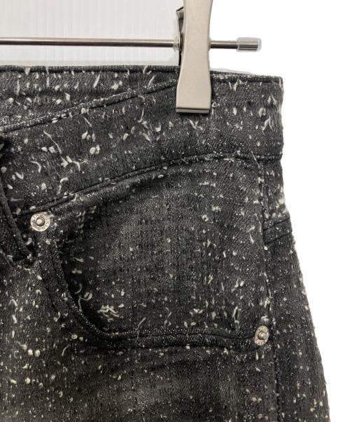 SKINS（スキンズ）SKINS (スキンズ) ネップ加工デニムパンツ グレー サイズ:3の古着・服飾アイテム