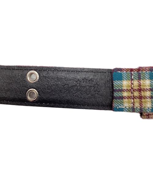 AFB（エーエフビー）AFB (エーエフビー) FLANNEL CHECK BELT/フランネルチェックベルト マルチカラー サイズ:Lの古着・服飾アイテム