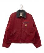 CarHarttカーハート）の古着「00's デトロイトジャケット/Detroit Jacket」｜クリムゾンレッド/Crimson Red