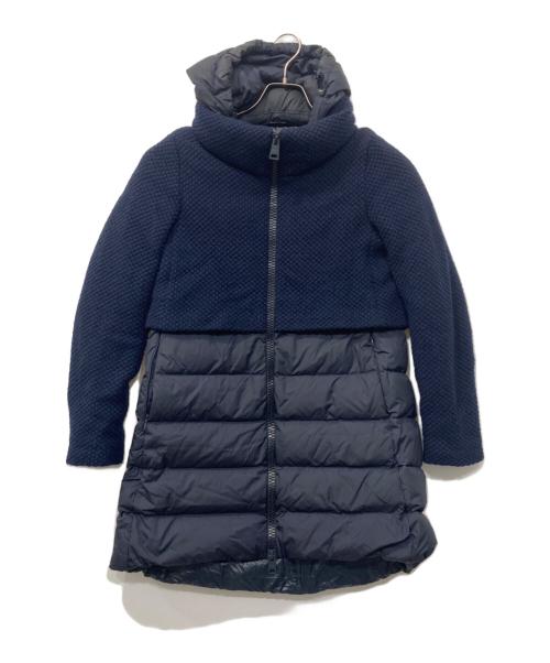 HERNO（ヘルノ）HERNO (ヘルノ) 切替ダウンコート ネイビー サイズ:38の古着・服飾アイテム