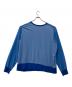 HOMELESS TAILOR (ホームレステイラー) KA-RA-MI TOP/切替カットソー ブルー サイズ:F：8000円